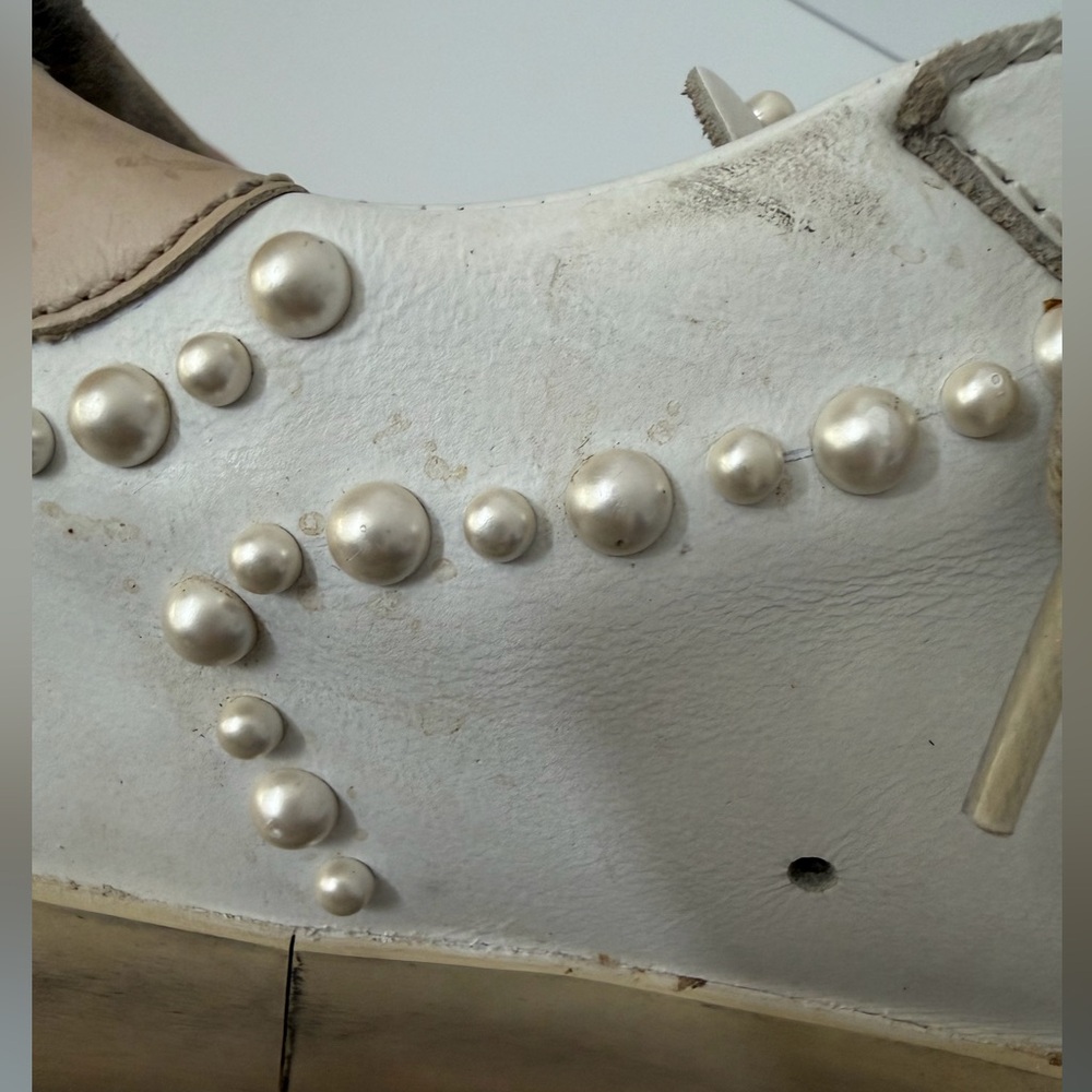 Golden Goose Superstar Pearly Low-Top Sneakers, Size 38 - Picture 12 of 13